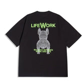 LifeWork Hideaway Small Dog T-ShIrt Black